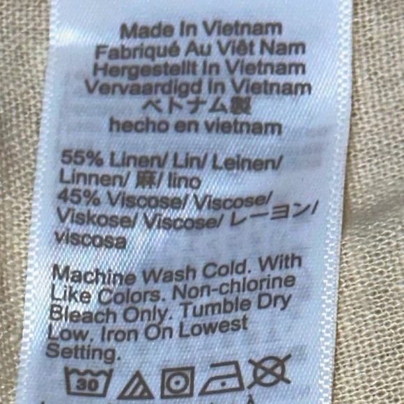 J. Crew Light Tan Linen Shorts Size L - Picture 6 of 8